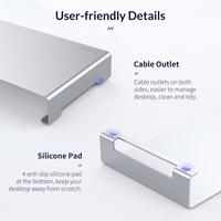 ORICO aluminiowy stojak na Monitor Riser komputer uniwersalny stojak na laptopa metalowy stojak na biurko Organizer na komputer iMac MacBook PC Home Office 6